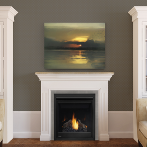 Fireplace in livingroom